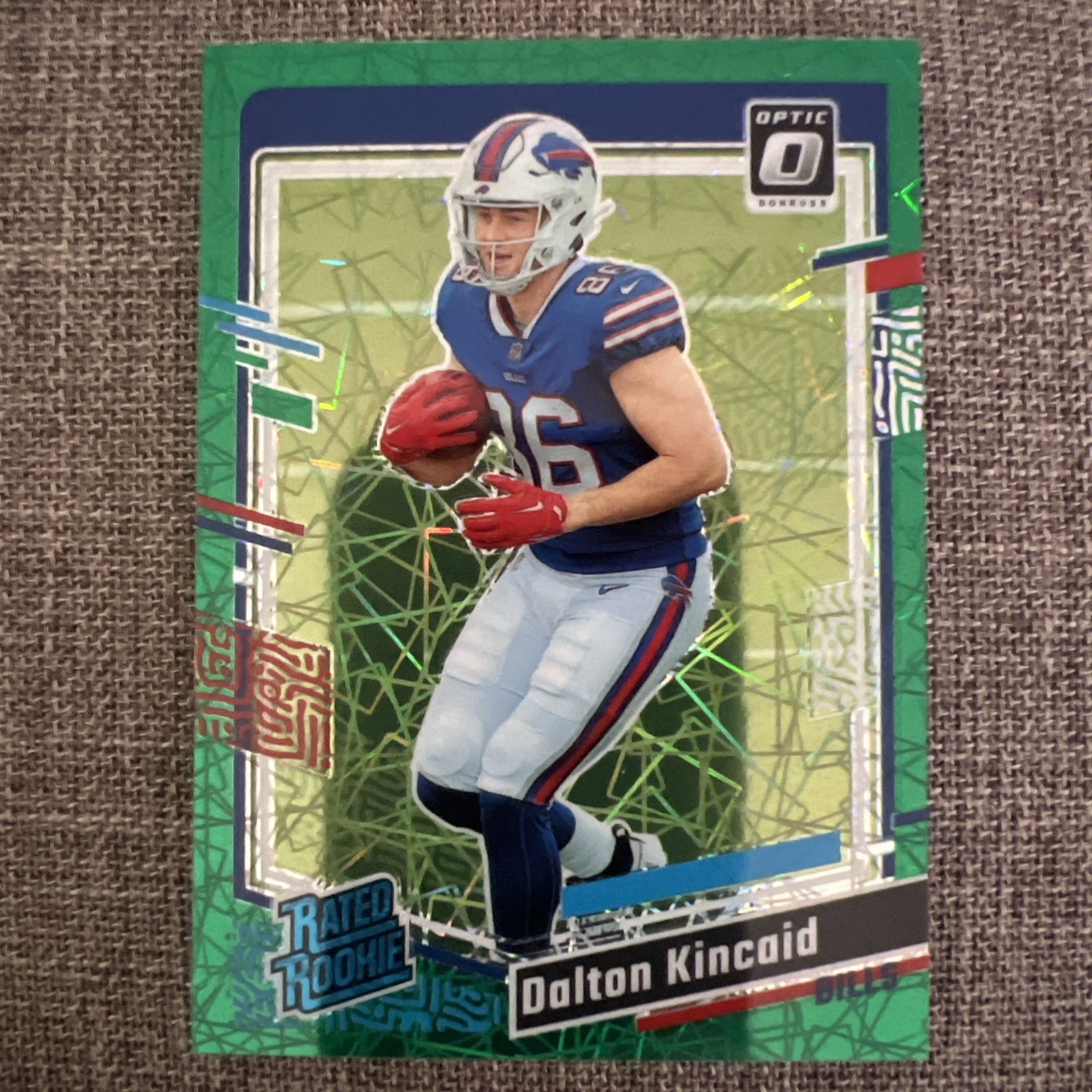 Dalton Kincaid Panini Donruss Optic #211 Green Velocity
