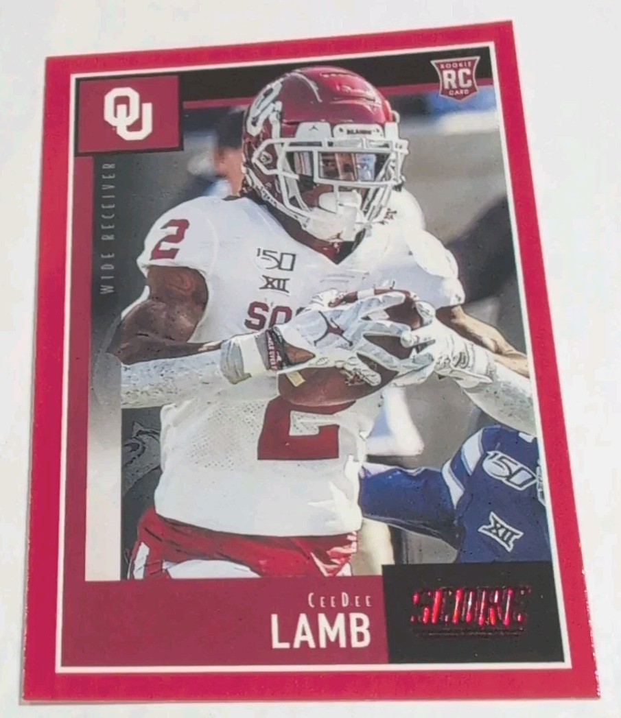 2020 Score - Rookies CeeDee Lamb #416 Red (RC) Rookie