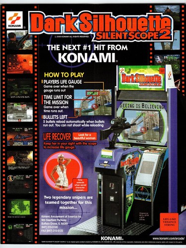 KONAMI DARK HORSE LEGEND ARCADE ORIGINAL JAPAN FLYER CHIRASHI