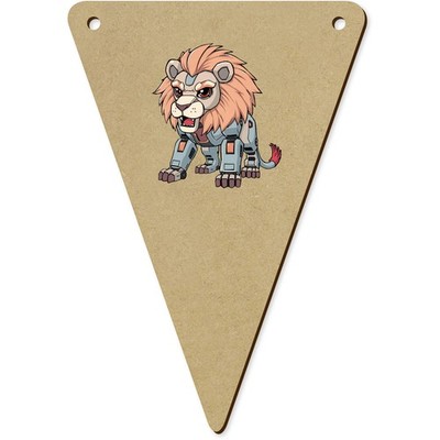 5 Wimpel/Fahnen ''Mechanischer Löwe'' 140 mm (BN00097049)