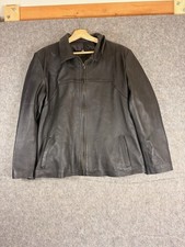 Vintage Razo Leather Womens Jacket Size Large Pockets Casual Mexico