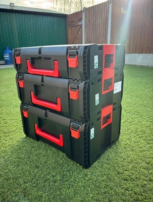 Milwaukee PACKOUT Aufbewahrung Tragetasche Werkzeugkiste Dreierpack 1 XL 1 groß 1 mittel