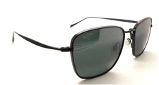 Maui Jim Spinnaker Polarized Sunglasses New 545-2M Matte Black/Gray Mirror