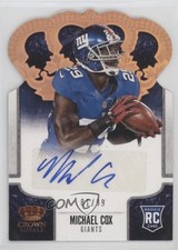 2013 Crown Royale Retail Bronze Holo Die-Cut Signatures /99 Michael Cox Auto ii1