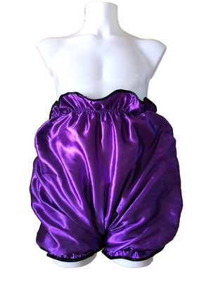 PVC gefütterte Unterhose ABDL Satin Höschen Schlüpfer Sissy Slip Shorts Vinyl Windel