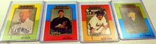 Lot Of 4 Baseball Immortals 1st Printing SSPC 1980 Bob Lemon Ralph Kiner
