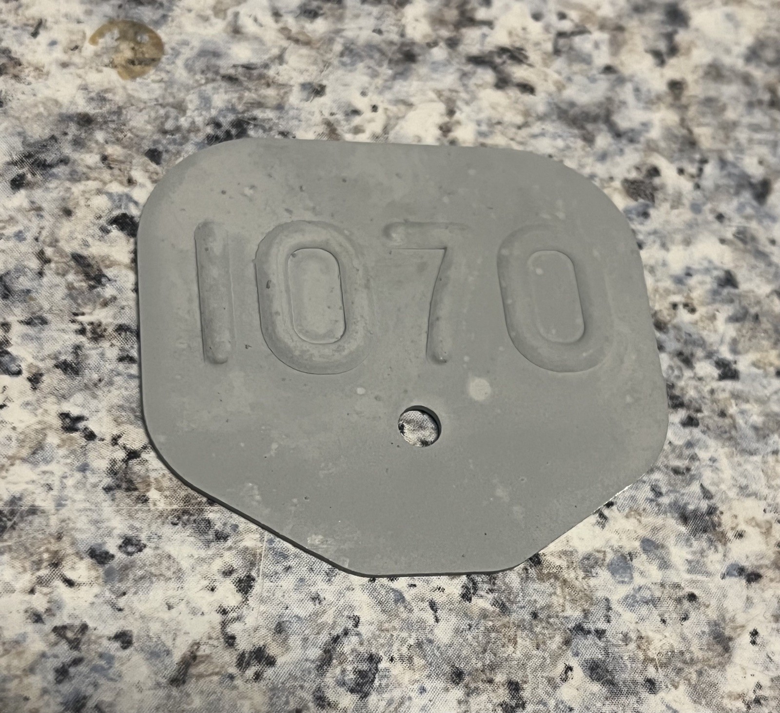 Classic Mini 1070 / 1071 Engine Badge Austin Morris Rover Cooper S Tag Metal