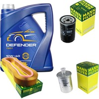 Inspektionspaket 5L Mannol 10W-40 FüR Mercedes W201 E 1.8 W124 230 200 C124