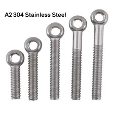 M5 M6 STAINLESS STEEL MACHINERY SHOULDER LIFTING EYE BOLT O RING HEAD AXLE BOLT