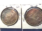 1962 & 1963 Canadian Silver Dollars