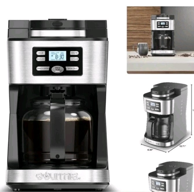 With Built-in Grinder & 4-hour Keep Warm Functionality
