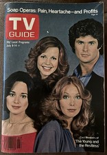 TV Guide Magazine July 8 1978 The Young & Restless Cover No Label Pre-owned
