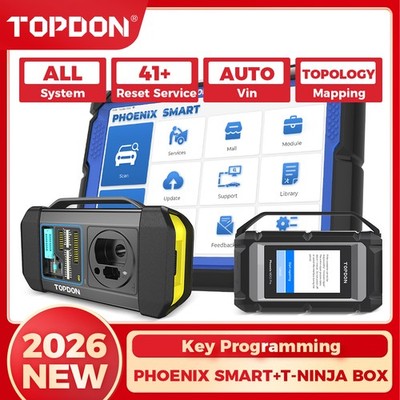 TOPDON Phoenix Smart + T-Ninja Box Bundle J2534 ECU Key Programming All Key Lost