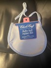 CHARLES CRAFT - BABY SOFT INFANT BIB - BLUE - 14 CT - 5" X 6" - NEW WITH TAG — photo 1