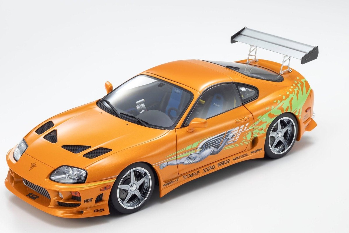 Kyosho 1:18 Toyota Supra Turbo Alloy Car Model Fast and Furious | eBay