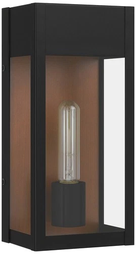 Quoizel Maren 13" High Matte Black Outdoor Wall Light - Picture 6 of 7