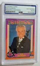 *Bob Barker Signed 1991 Hollywood Card Autograph PSA/DNA Certified Slabbed