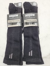 NEW 2 Pairs Hollow Alpaca Compression Below Knee Socks LARGE M:10-13/W:10.5-13