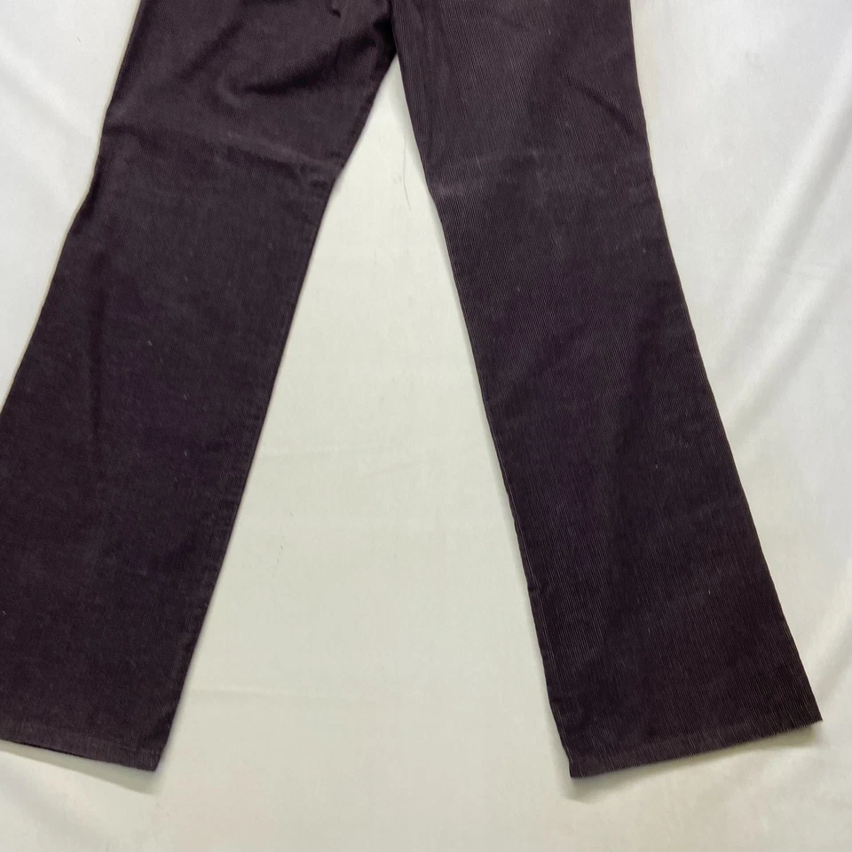 Vintage Levi's 917 Corduroy Pants Women 13M 28x32 Chocolate Brown Cotton Bootcut - Image 2 of 4
