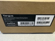 Image of Targus Universal 3.0 DV1K-2K Compact Docking Station (Model: DOCK120EUZ )