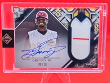 2025 Topps Transcendent Collection Ken Griffey Jr Relic Auto 8/10 #TCAR-KG