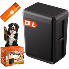 Dog Poop Trash Can Outside Wall Mounted Dog Waste Trash Can Outdoor Dog Poo...