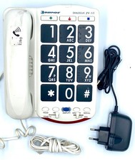 Clarity JV35W 76557.101 50dB Phone Large White Keys