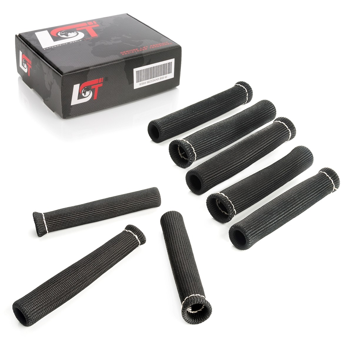 8x Protective Case Glass Fiber Heat Steckerschutz Spark Plug Black for Daewoo