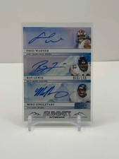 2025 Select Fred Warner/Ray Lewis/Mike Singletary MLB Summit Autographs /99