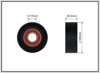 Caffaro 05-99 Spannrolle, Keilrippenriemen FüR Renault
