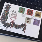 Isle of Man FDC 2001 Christmas Boughs of Holly First Day Cover Unaddressed WCP