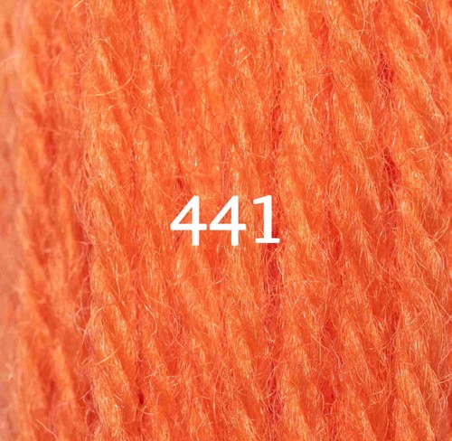 Hilo de lana de crepel y tapiz Appletons - rojo naranja - Imagen 2 de 9