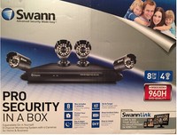 Swann Home Pro Day/night Security Camera Kit With 65' Night Vision 500gb Hdrive Swann Home Pro Day/night Security Camera Kit With 65' Night Vision 500gb Hdrive