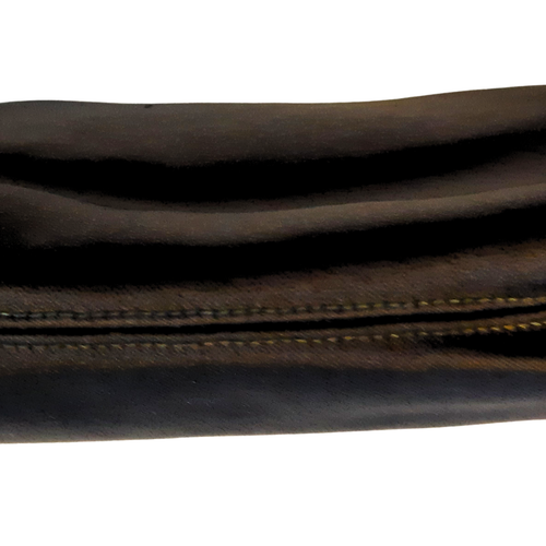 Vintage MM Morris Moskowitz Clutch Evening Bag Black Satin Rhinestone Pleated - Picture 14 of 14