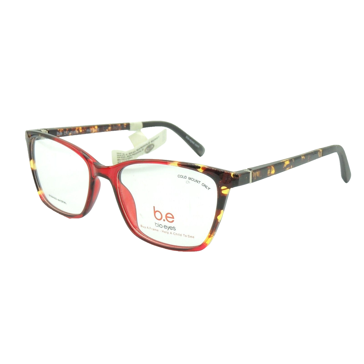 Bio Eyes BE 44 Marigold Burgundy Tortoise Eyeglass Frame 51  display picture 3