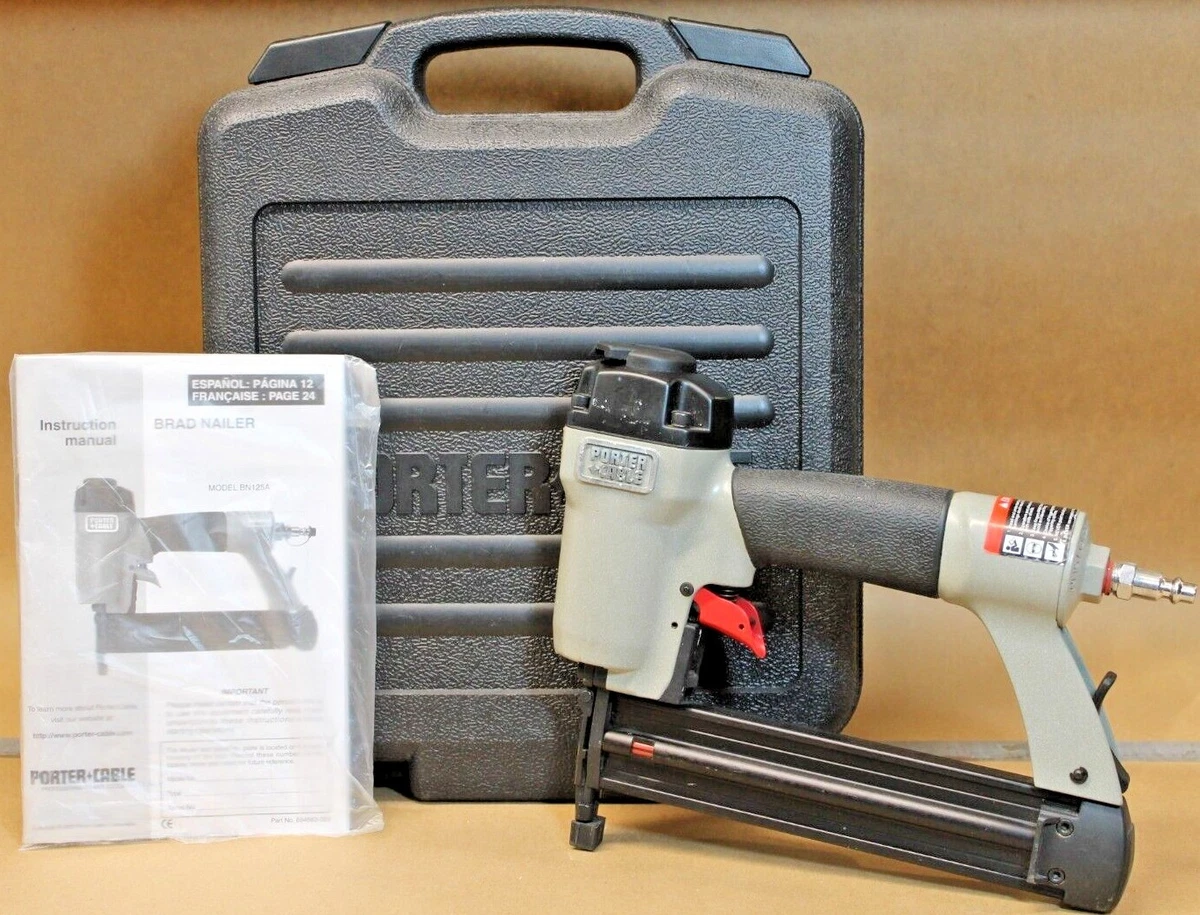 Porter cable brad nailer bn125a deals