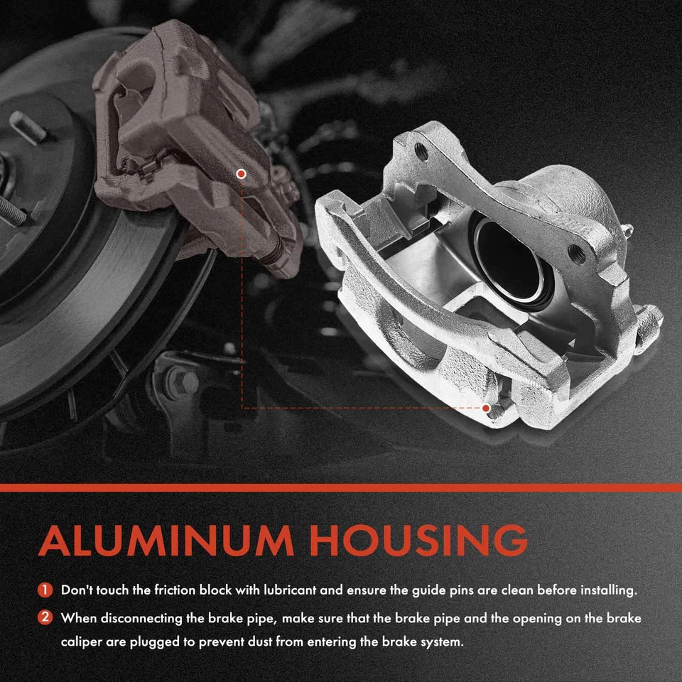 Передний тормозной суппорт и керамическая тормозная колодка для Buick Seville Chevy Impala Pontiac - Изображение 4 из 4