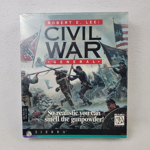 Robert E Lee: Civil War General (PC, 1996) by Sierra Vintage Civil War Strategy