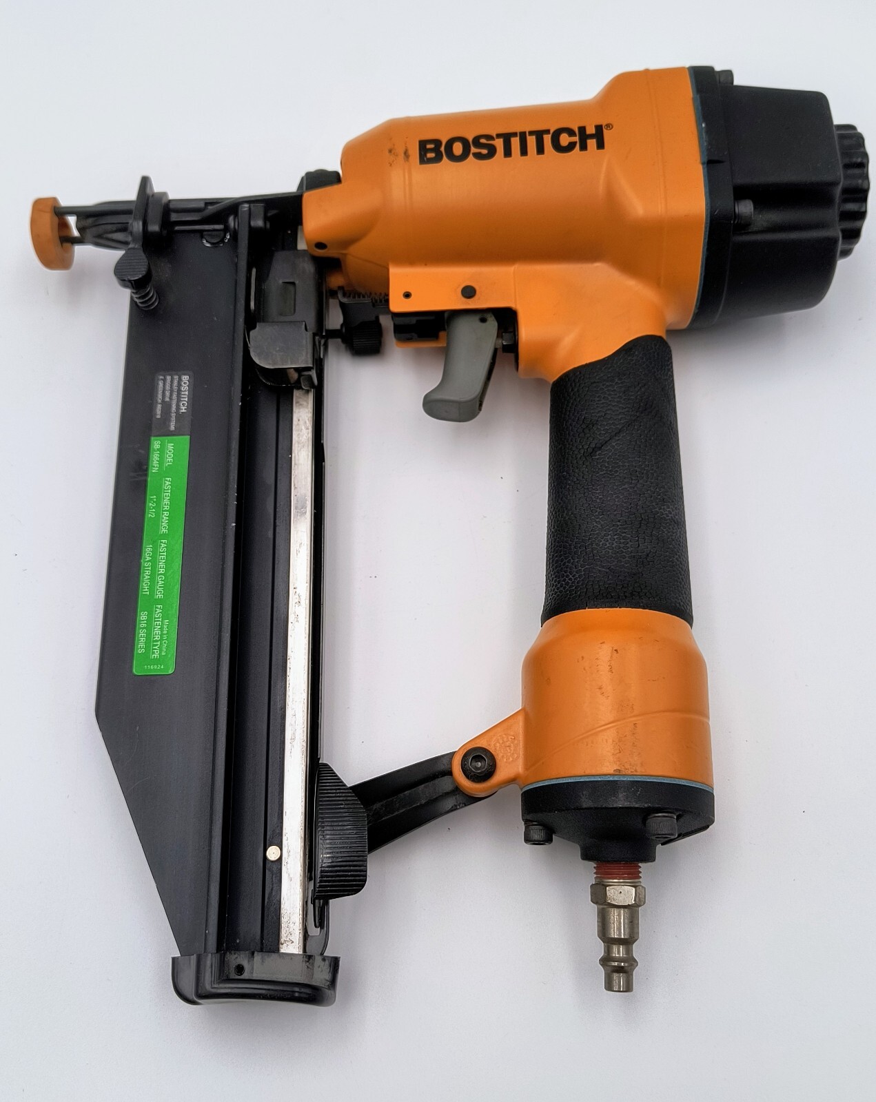 Bostitch SB1664FN 16Gauge Pneumatic Straight Finish Nailer Air Gun 1.
