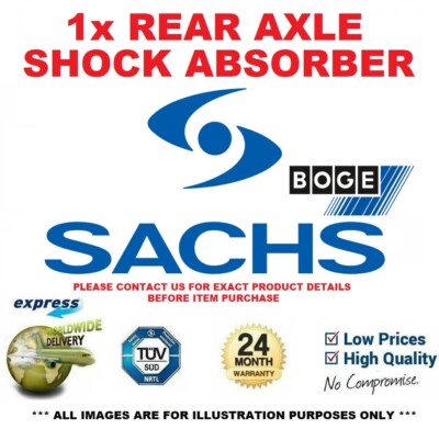 1x SACHS BOGE Rear Axle SHOCK ABSORBER for HYUNDAI TRAJET 2.0 2004-2008