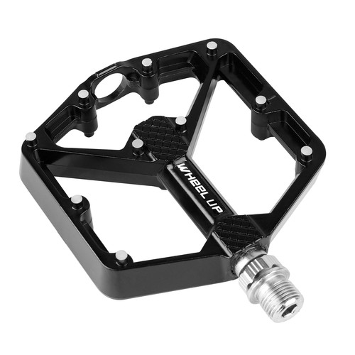 1 Pair Bicycle Pedals 9/16 Mountain Road Bike Aluminum Sealed Bearing Flat Pedal - Picture 4 of 12