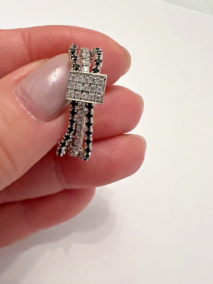 Ring Sterlingsilber 925 Damen Echtschmuck Zirkonia Rhodiniert Neu Eliteschmuck 