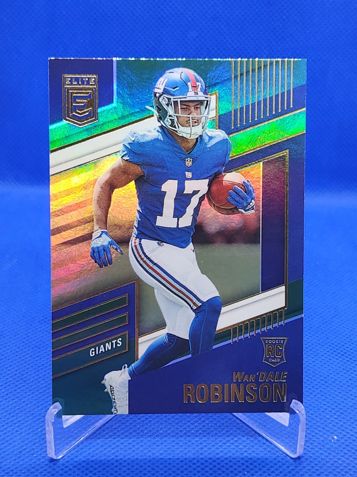 2022 PANINI DONRUSS ELITE WAN'DALE ROBINSON ROOKIE GREEN RC #153 NY Giants