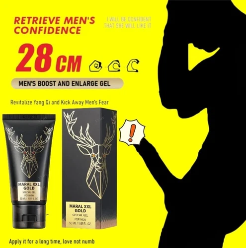 MARAL GEL GOLD ALLUNGAMENTO,INGRANDIMENTO PENE,POTENZIA EREZIONI,DUREZZA+REGALO - Foto 2 di 5