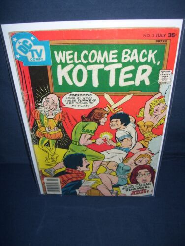 Welcome Back Kotter #5 DC Comics News Stand 1977 - 第 1/1 張圖片
