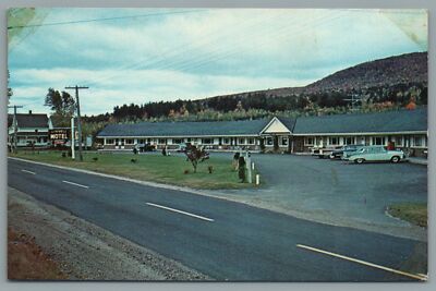 Linnell Motel Two Miles West of Rumford ME Postcard