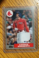 2022 Topps Series 2 - Xander Bogaerts /199 - Black Gray 1987 Relic RED SOX