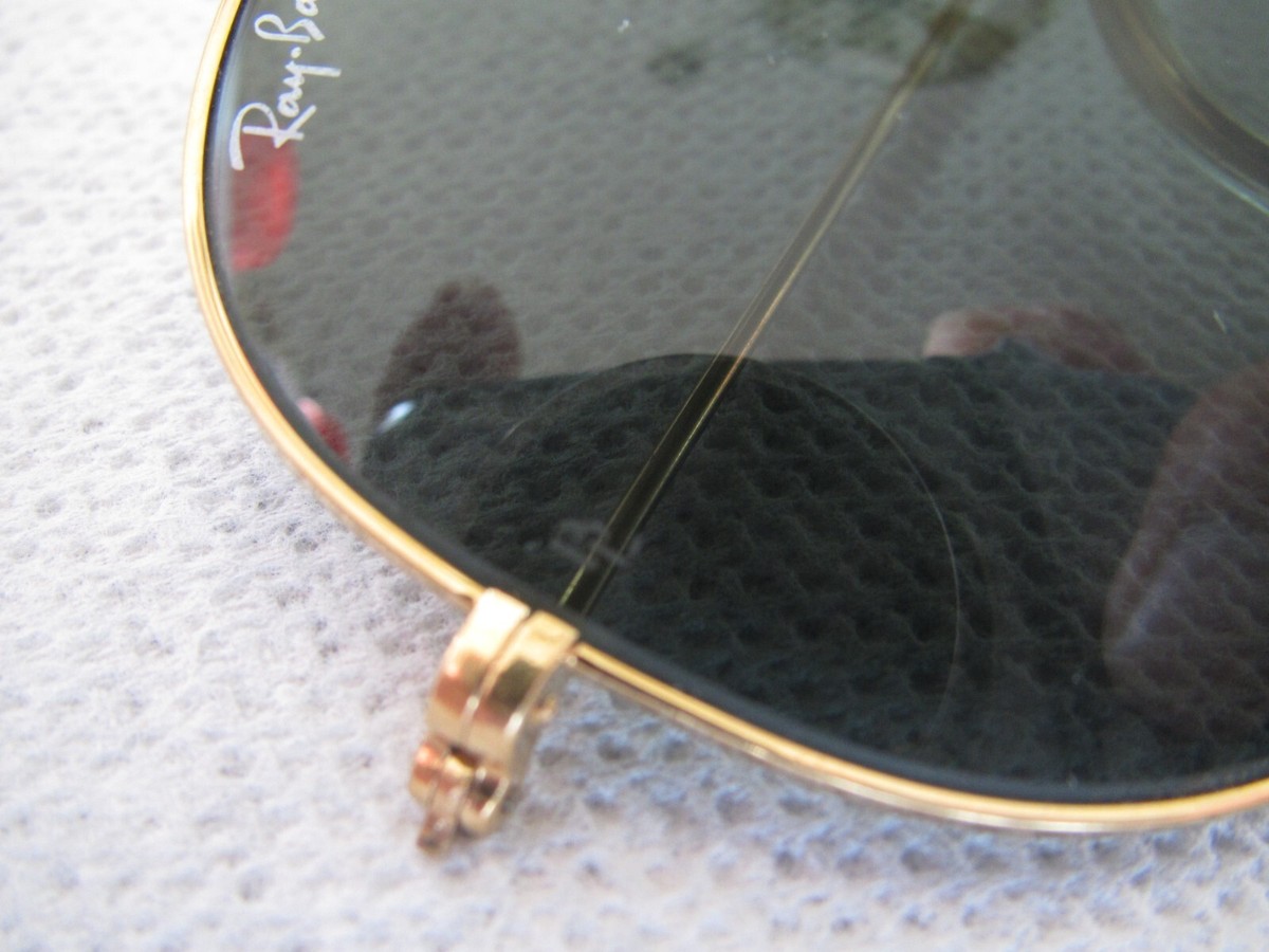 Vintage Ray Ban, Original with marked BL lens,, 6214 USA made 12K