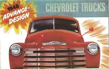 1948 48 Chevy Chevrolet Pickup Truck Sales Brochure