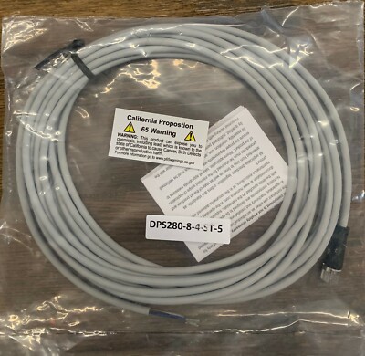 NUMATICS DPS280-8-4-ST-5 GRAY PRESSURE SENSOR CORDSET NEW IN SEALED BAG